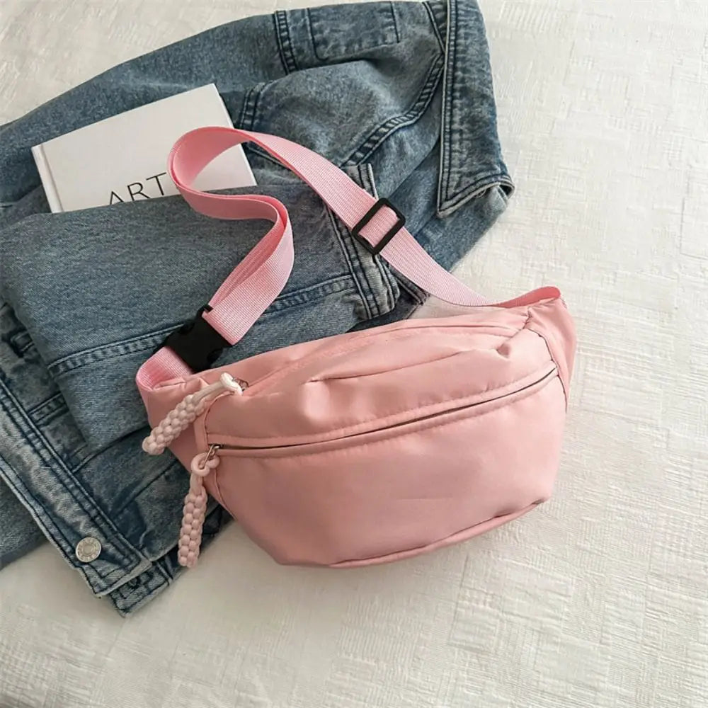 Half Moon Women'S Chest Bag New Oxford Cloth Large Capacity Crossbody Bag Multifunctional Waterproof Waist Bags Travel